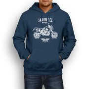 Jaxon Lee Illustration For A BMW HP2 Megamoto Fan Hoodie