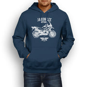 Jaxon Lee Illustration For A BMW R1200GS Adventure 2012 Fan Hoodie