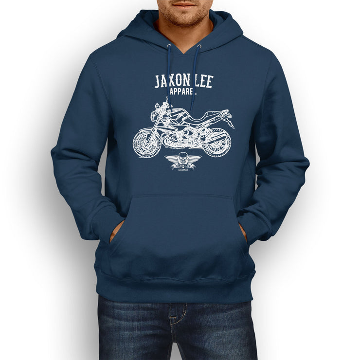 Jaxon Lee Illustration For A BMW R1200R 2012 Fan Hoodie