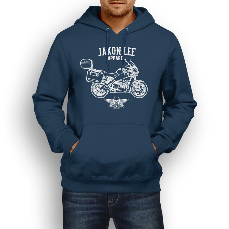 Jaxon Lee Illustration For A Buell Ulysses XB12XT 2010 Motorbike Fan Hoodie