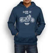 Jaxon Lee Harley Davidson Forty Eight inspired Motorcycle Art Hoody - Jaxon lee