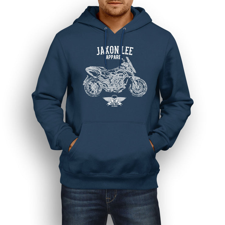 Jaxon Lee MV Agusta Stradale 800 inspired Motorcycle Art Hoody - Jaxon lee