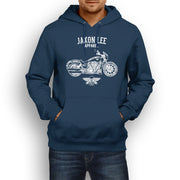 Jaxon Lee Illustration For A Victory Octane Motorbike Fan Hoodie