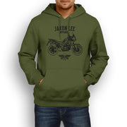 Jaxon Lee Illustration For A Honda Africa Twin 2016 Motorbike Fan Hoodie