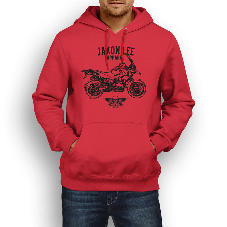 Jaxon Lee Illustration For A BMW R1200GS Adventure 2012 Fan Hoodie