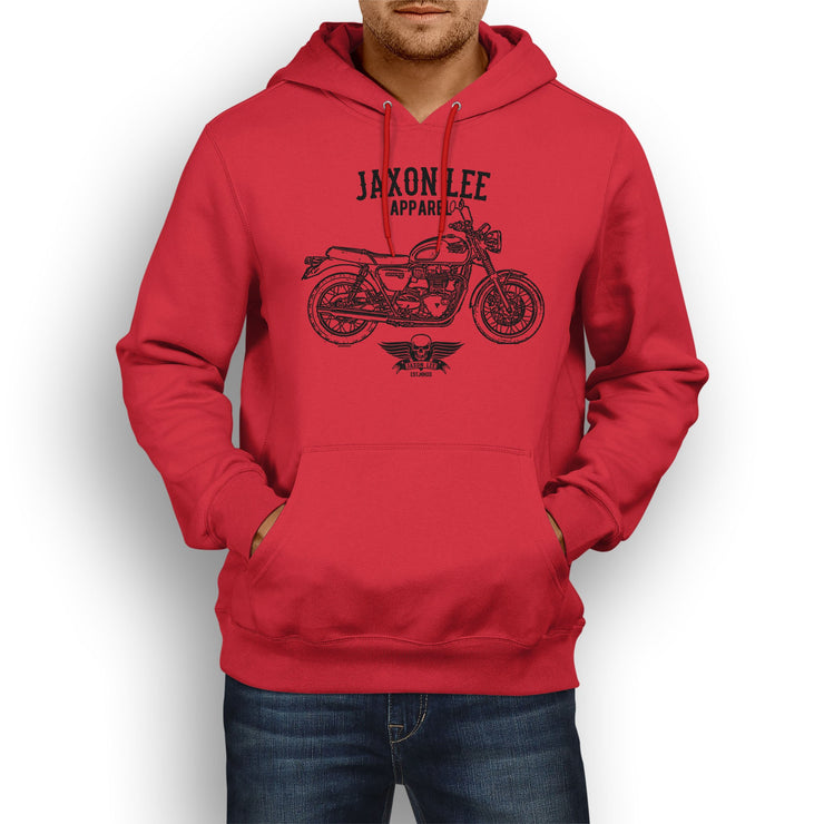 Jaxon Lee Art Hood aimed at fans of Triumph Bonneville T100 Motorbike
