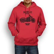 Jaxon Lee Illustration For A Indian Scout Motorbike Fan Hoodie