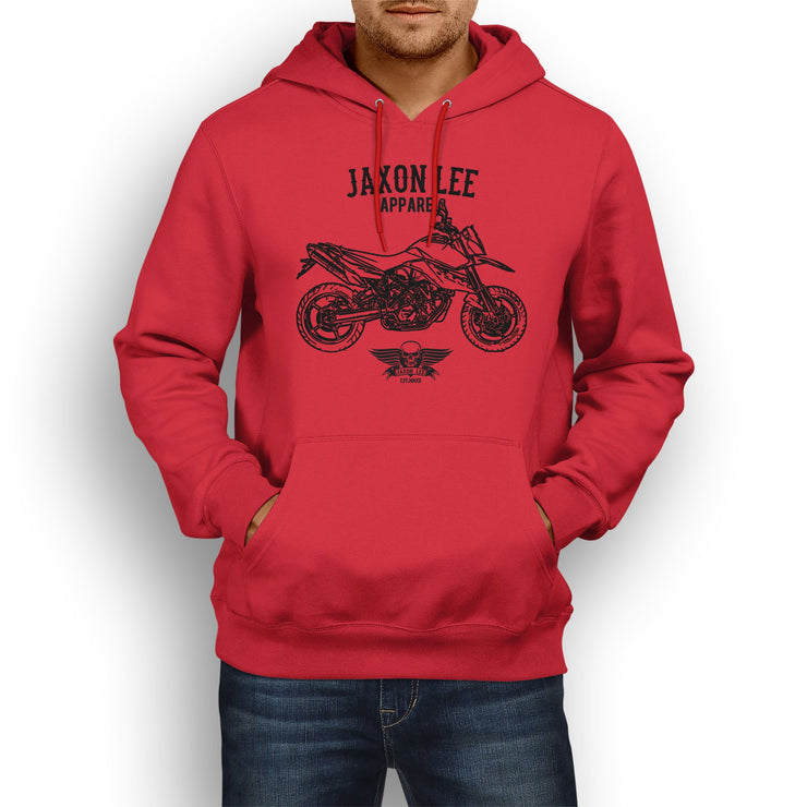 Jaxon Lee KTM 990 Supermoto inspired Motorcycle Art Hoody - Jaxon lee