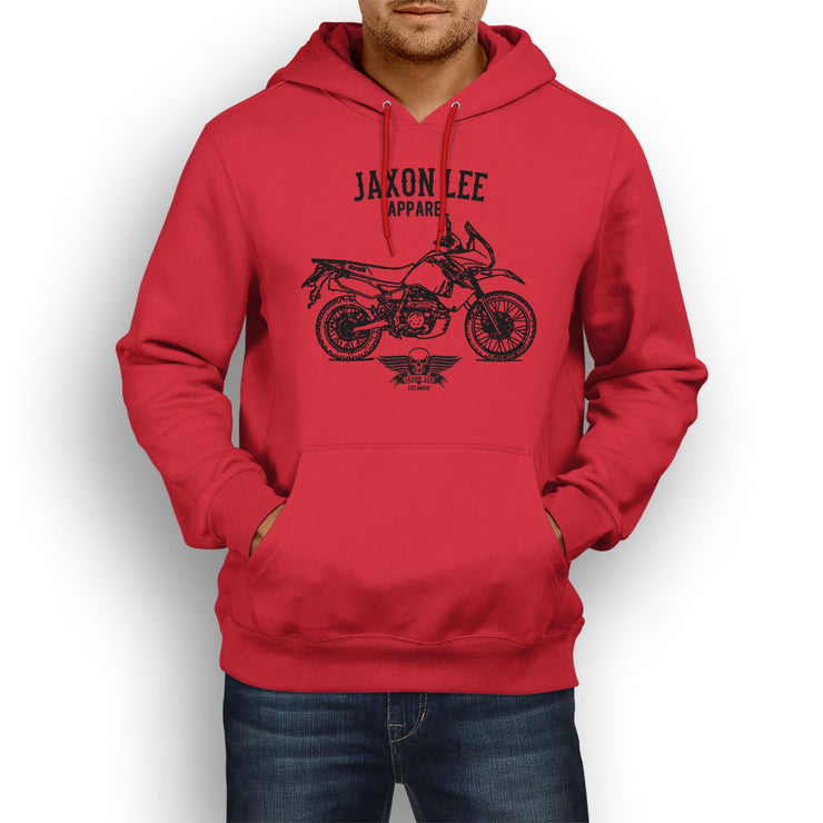 Jaxon Lee Illustration For A Kawasaki KLR650 Motorbike Fan Hoodie