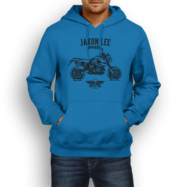 Jaxon Lee Illustration For A BMW HP2 Megamoto Fan Hoodie