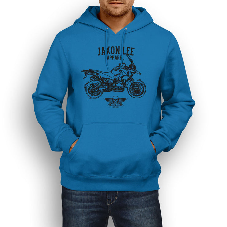 Jaxon Lee Illustration For A BMW R1200GS Adventure 2012 Fan Hoodie