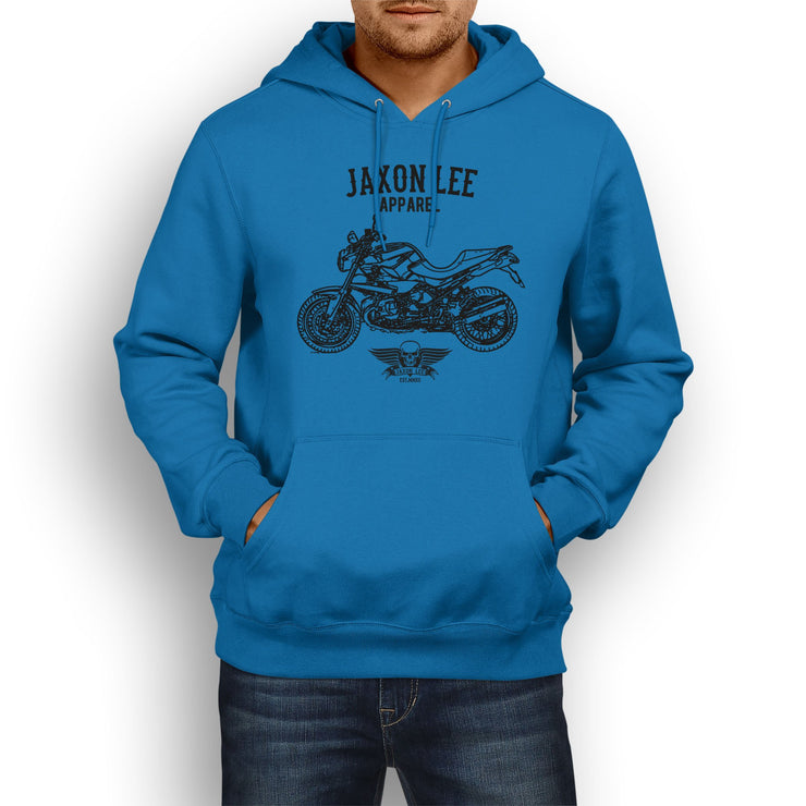 Jaxon Lee Illustration For A BMW R1200R 2012 Fan Hoodie