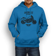 Jaxon Lee Illustration For A Ducati Monster 821 Stripe Motorbike Fan Hoodie