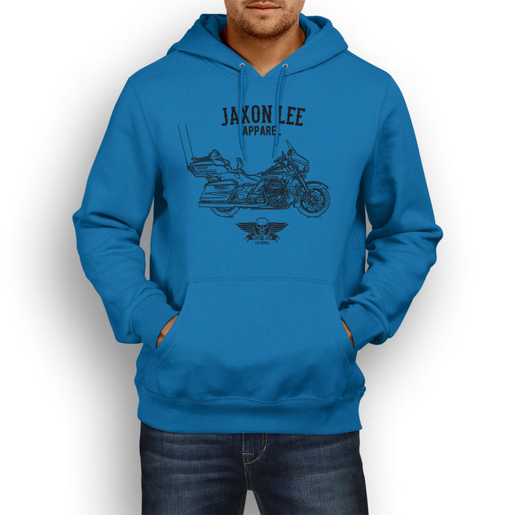 Jaxon Lee Harley Davidson CVO Limited inspired Motorcycle Art Hoody - Jaxon lee