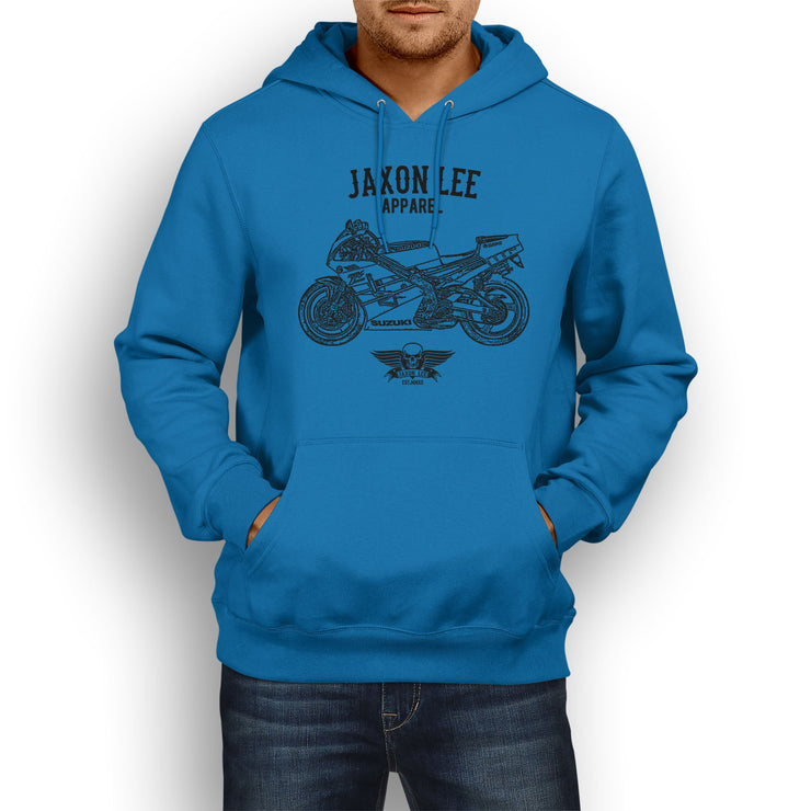 Jaxon Lee Illustration For A Suzuki RGV 250 Motorbike Fan Hoodie