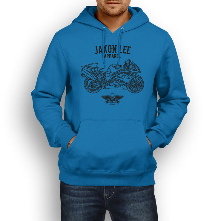 Jaxon Lee Illustration For A Suzuki TL1000R Motorbike Fan Hoodie