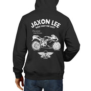JL Ride Illustration For A Ducati 1098R Motorbike Fan Hoodie