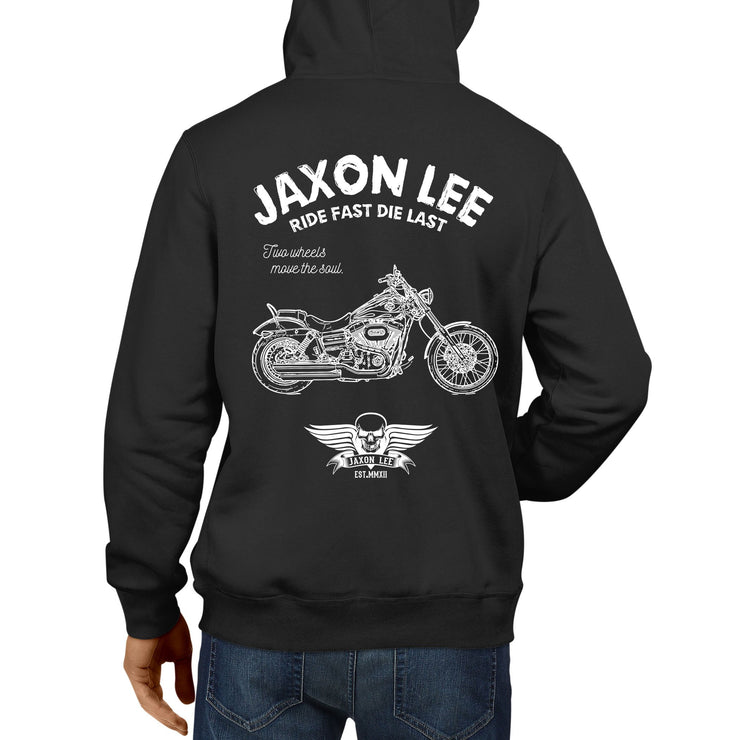 JL Ride Art Hood aimed at fans of Harley Davidson Wide Glide Motorbike