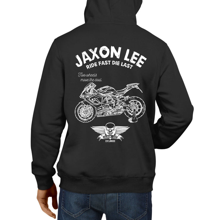 JL Ride Illustration For A MV Agusta F3 800RC Motorbike Fan Hoodie