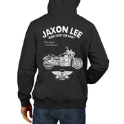 JL Ride Illustration For A Moto Guzzi California 1400 Custom Motorbike Fan Hoodi