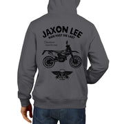 JL Ride illustration for a KTM 250 EXC F Motorbike fan Hoodie