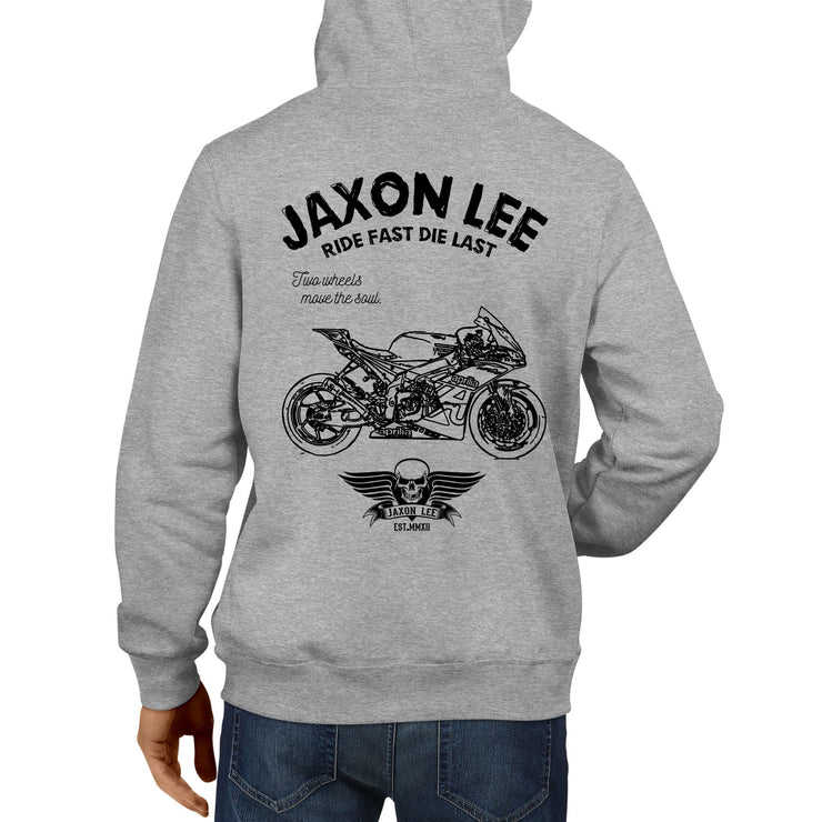 JL Ride Illustration for a Aprilia RSV4 R FW GP3 Motorbike fan Hoodie