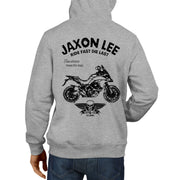 JL Ride Illustration For A Ducati Multistrada 950 Motorbike Fan Hoodie