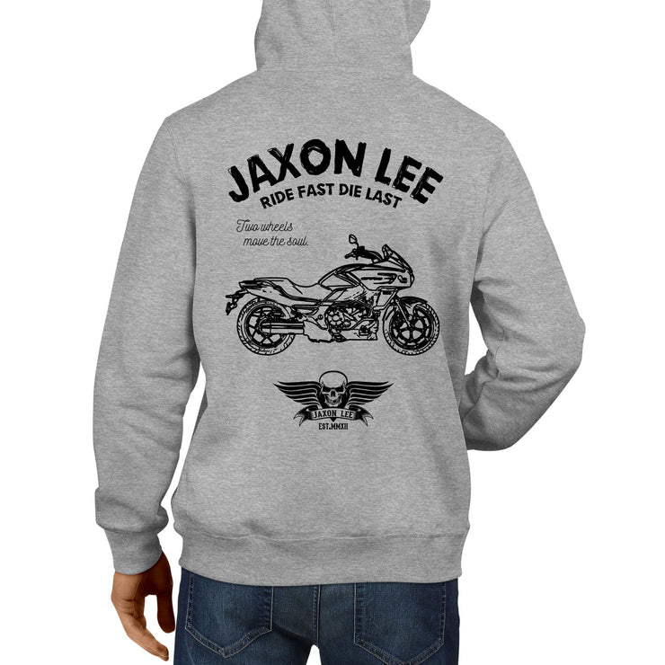 JL Ride Illustration For A Honda CTX700 Motorbike Fan Hoodie