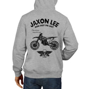 JL Ride illustration for a KTM 350 SX F Motorbike fan Hoodie