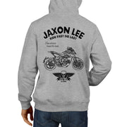 JL Ride Illustration For A MV Agusta Rivale 800 Motorbike Fan Hoodie