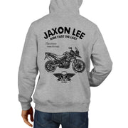 JL Ride Illustration For A Triumph Tiger 800XC Motorbike Fan Hoodie