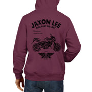 JL Ride Illustration for a Aprilia Shiver 750 Motorbike fan Hoodie