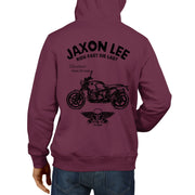 JL Ride Illustration For A BMW RNineT Scrambler 2016 Motorbike Fan Hoodie