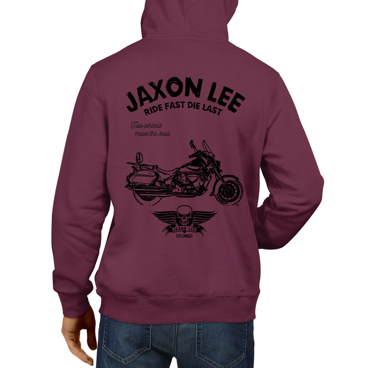 JL Ride Illustration For A Hyosung ST7 Deluxe Motorbike Fan Hoodie