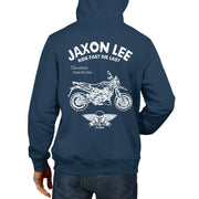 JL Ride Illustration for a Aprilia Dorsoduro 900 Motorbike fan Hoodie