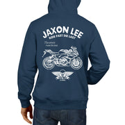 JL Ride Illustration for a Aprilia RS4 125 Replica Motorbike fan Hoodie