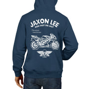 JL Ride Illustration for a Aprilia RSV1000R Factory Motorbike fan Hoodie