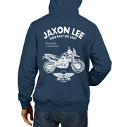 JL Ride Illustration For A BMW F800GS Motorbike Fan Hoodie