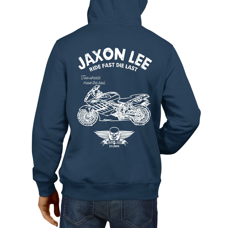 JL Ride Illustration For A BMW K1200S Motorbike Fan Hoodie