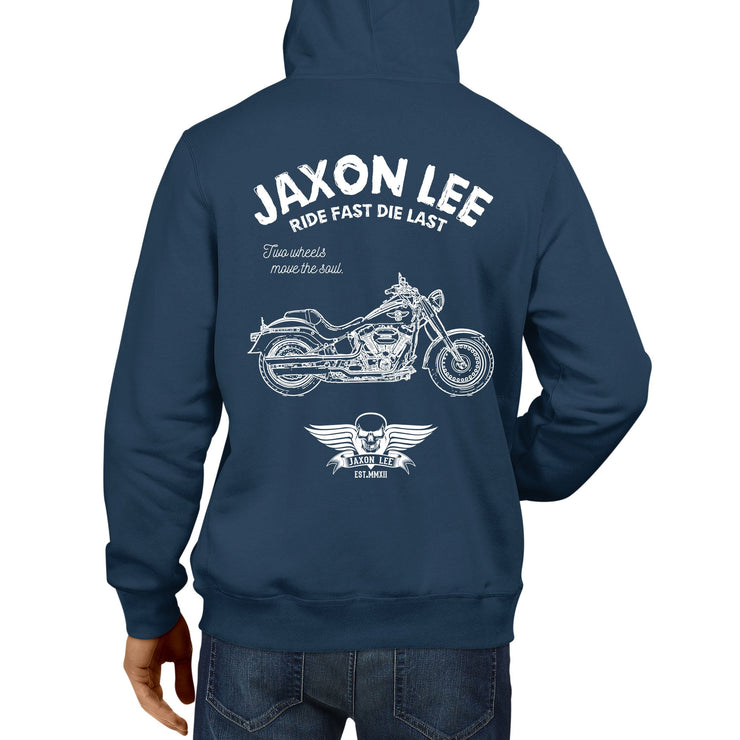 JL Ride Art Hood aimed at fans of Harley Davidson Fat Boy S Motorbike