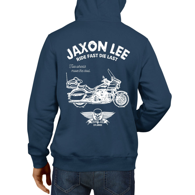 JL Ride or Die Kawasaki Vulcan 1700 Voyager inspired Motorcycle Art Hoody - Jaxon lee