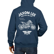 JL Ride Illustration For A MV Agusta Rivale 800 Motorbike Fan Hoodie