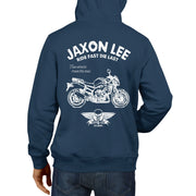 JL Ride Illustration For A Yamaha FZ8 2013 Motorbike Fan Hoodie