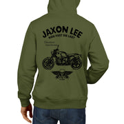 JL Ride Illustration For A BMW RNineT Scrambler 2016 Motorbike Fan Hoodie