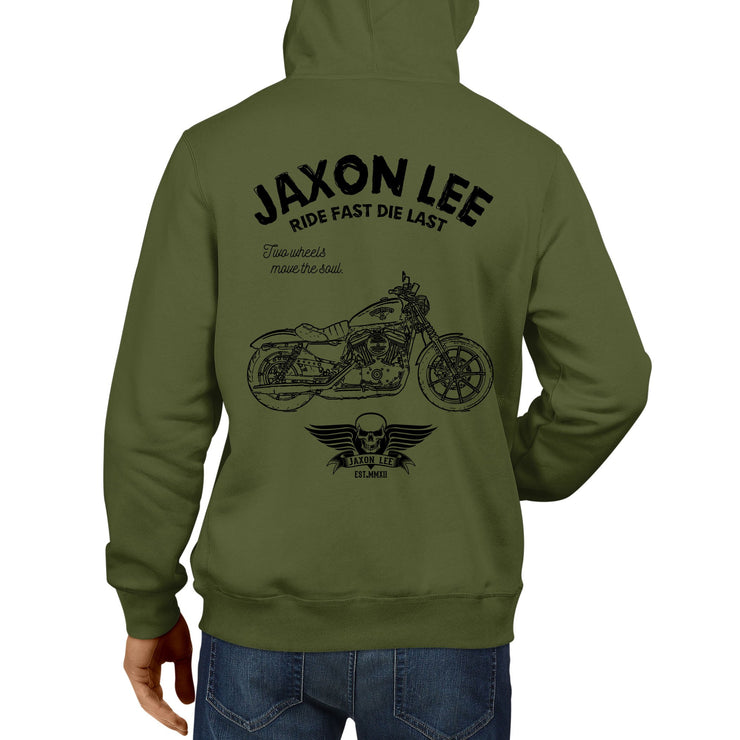 JL Ride Art Hood aimed at fans of Harley Davidson Iron 883 Motorbike