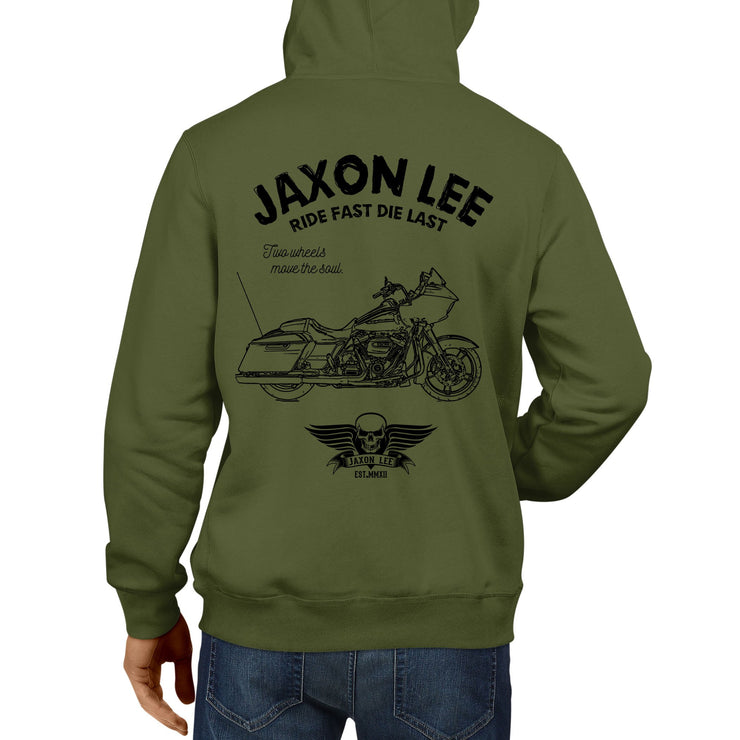 JL Ride Art Hood aimed at fans of Harley Davidson Road Glide Motorbike