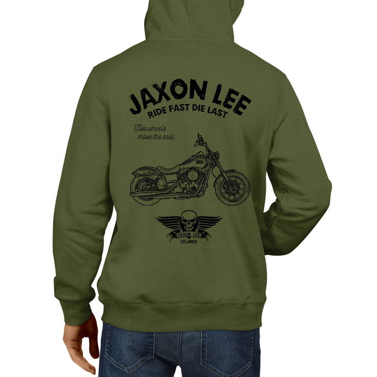 JL Ride Art Hood aimed at fans of Harley Davidson Street Bob Motorbike
