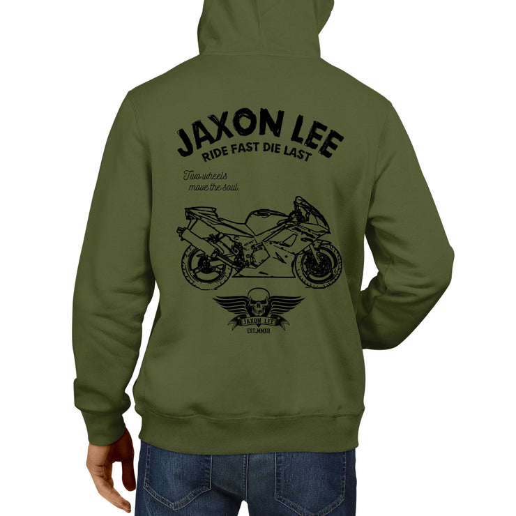 JL Ride Art Hood aimed at fans of Triumph Daytona 650 Motorbike