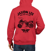 JL Ride Illustration For A Ducati 749S Motorbike Fan Hoodie