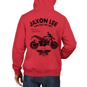 JL Ride Illustration For A Ducati Hypermotard 939 Motorbike Fan Hoodie